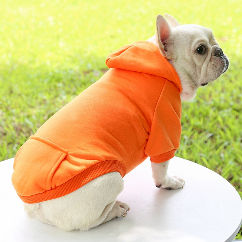 Cheap Dog Hoodie Winter Warm Dog Clothes for Small Medium Dogs French Bulldog Coat Puppy Cat Jacket Chihuahua Yorkie Pet Costume