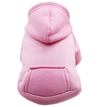 Cheap Dog Hoodie Winter Warm Dog Clothes for Small Medium Dogs French Bulldog Coat Puppy Cat Jacket Chihuahua Yorkie Pet Costume